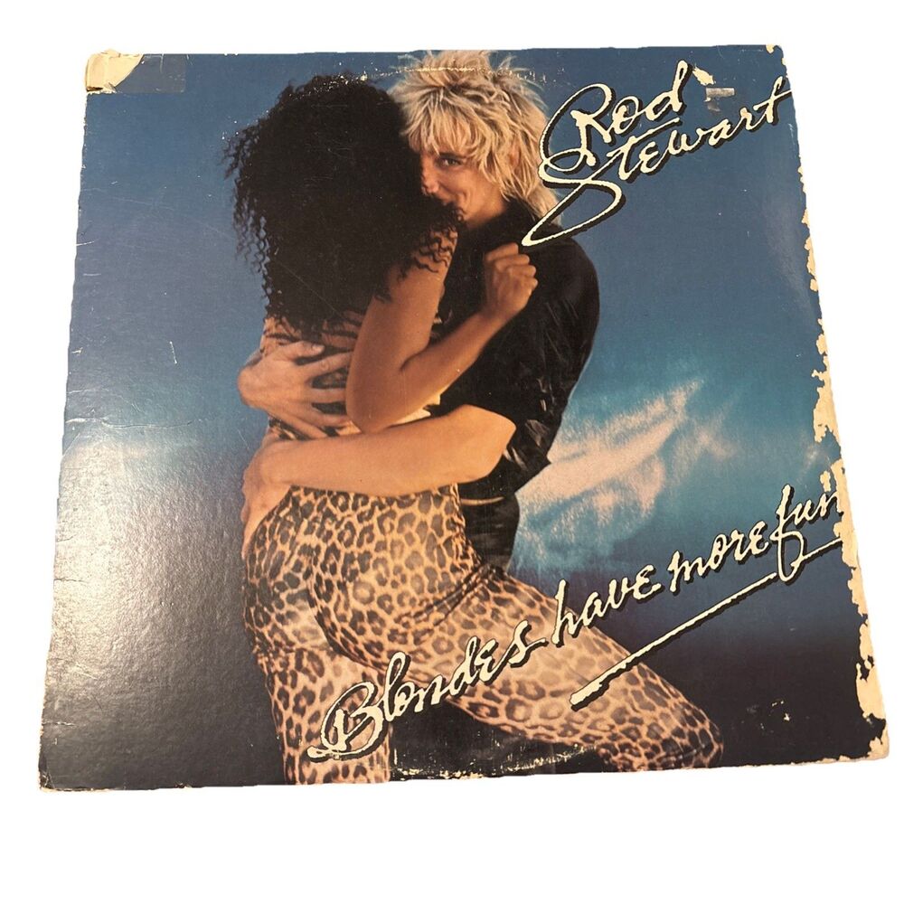 ROD STEWART Blondes Have More Fun LP Vinyl Record 1978 Gatefold Album Sleeve